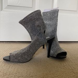 ❌sold❌Brash/Payless open toe booties. Size 10.